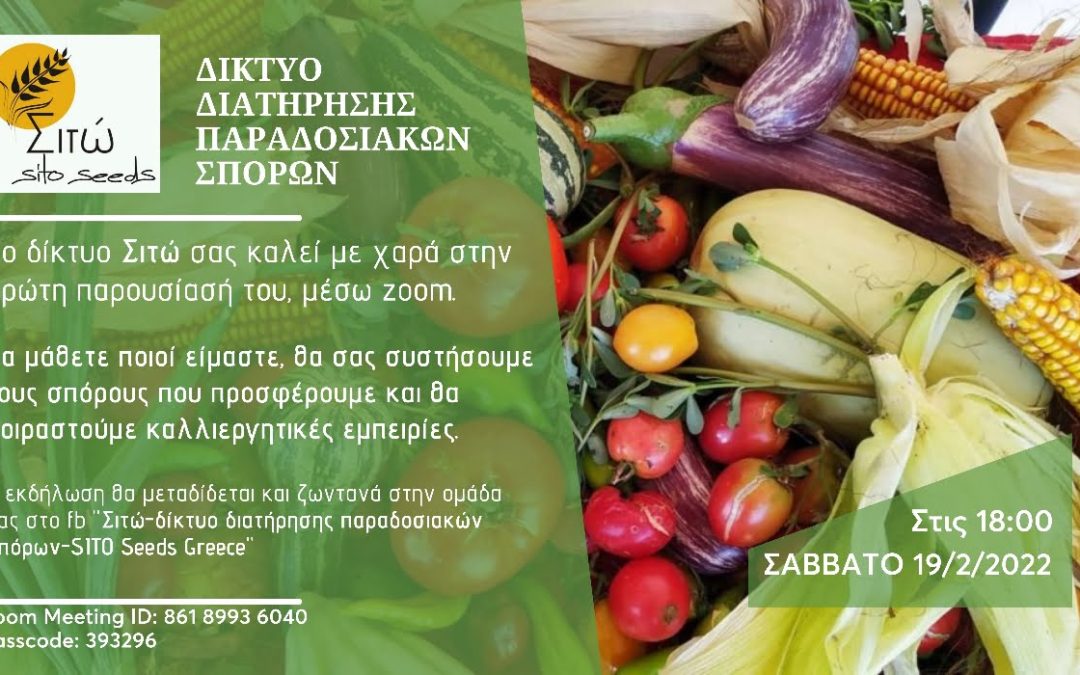 Το δίκτυο Σιτώ συστήνεται