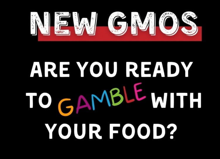 New GMOs - gamble with your food