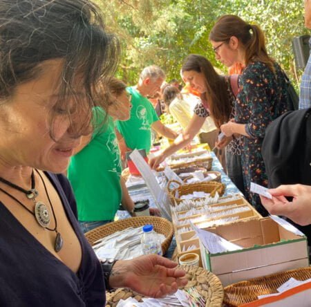 seed offering at Sito seed festival in Athens, May 2024